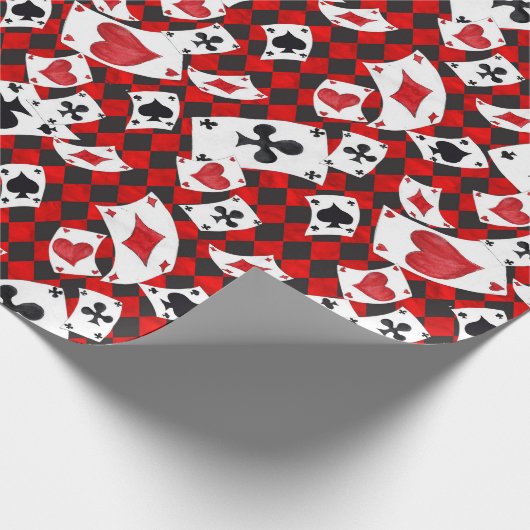 Alice in Wonderland Collage kerstcadeau Cadeaupapier (Hoek)