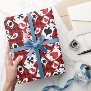 Alice in Wonderland Collage Kerstcadeau Wrappin Cadeaupapier