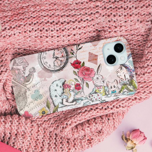 Alice in Wonderland Collage ontkoppeling Case-Mate iPhone Case