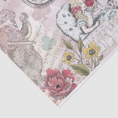 Alice in Wonderland Collage ontkoppeling Tissuepapier (Detail)