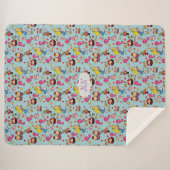 Alice in Wonderland Comforter - ADD Monogram Sherpa Deken (Voorkant (horizontaal))