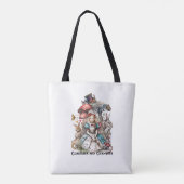 Alice in Wonderland Curiouser & CuriouserTote Bag Draagtas (Achterkant)