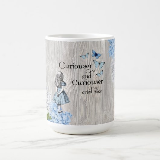 Alice in Wonderland Curiouser Floral Mok (Center)