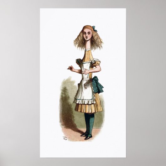 Alice in Wonderland Curiouser Poster Imprimer (Devant)