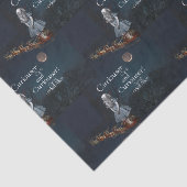 Alice in Wonderland Curiouser Santa Tissue Paper Tissuepapier (Detail)