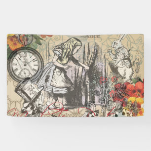 Alice in Wonderland Curtain Nonsense Spandoek