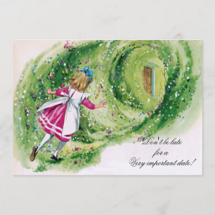 Alice in Wonderland, dag na dag niet te laat Kaart