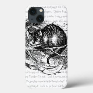 Alice in Wonderland De Cheshire Cat Hoesje-Mate iPhone 13 Hoesje