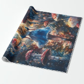 Alice in Wonderland Decoupage Cadeaupapier (Uitgerold)