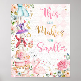 Alice in Wonderland deze maakt je kleiner Poster