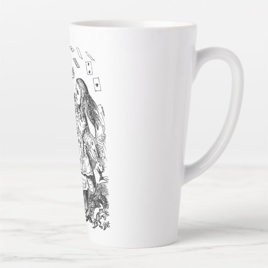  Alice in Wonderland, die kaarten speelt Latte Mok (Rechts)