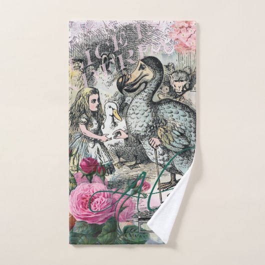 Alice in Wonderland Dodo Classic Artwork Bad Handdoek (Handdoek)
