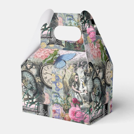 Alice in Wonderland Dodo Classic Artwork Bedankdoosjes (Achterkant)