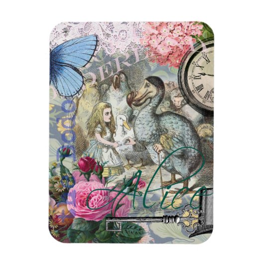 Alice in Wonderland Dodo Classic Artwork Magneet (Verticaal)