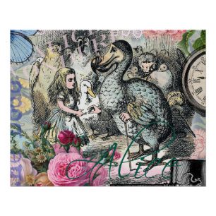 Alice in Wonderland Dodo Classic Artwork Perfect Poster