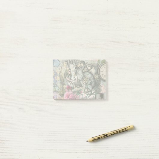 Alice in Wonderland Dodo Classic Artwork Post-it® Notes (Op bureau)