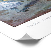 Alice in Wonderland Dodo Tenniel Print Poster (Hoek)