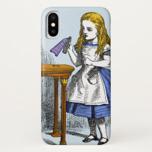 ~ Alice in Wonderland +{ Drink me }+ iPhone X Hoesje