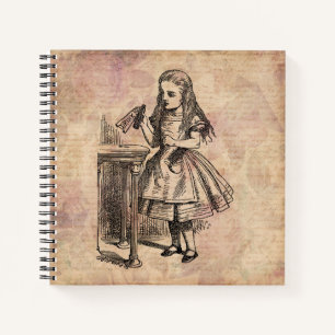 Alice in Wonderland Drink me fles Notitieboek