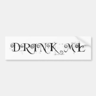 Alice in Wonderland: Drink mij Bumpersticker