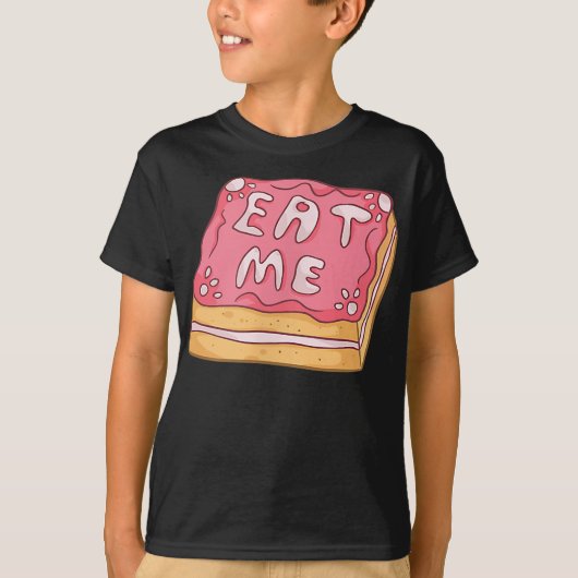 Alice in Wonderland - Eat me - Magic Cake T-Shirt (Voorkant)
