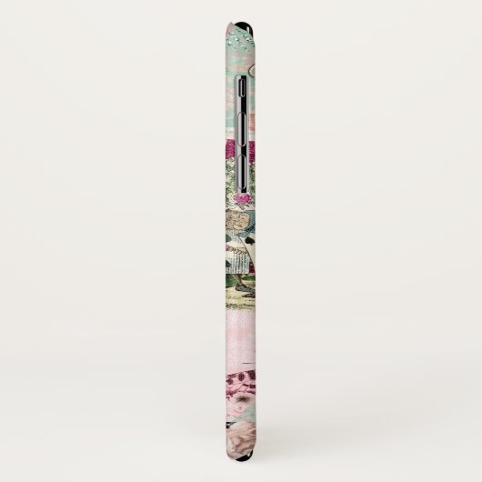 Alice in Wonderland Elegant roze Case-Mate iPhone Case (Achterkant/links)
