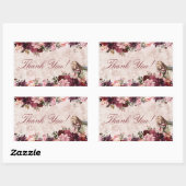 Alice in Wonderland Elegante bruiloft Dank u Rechthoekige Sticker (Vel)