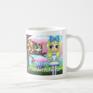 Alice in Wonderland en de Cheshire Cat Cute Koffiemok