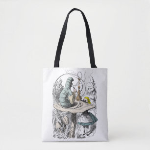 Alice in Wonderland en de Rups Poster Draagtas