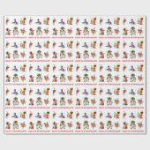 Alice in Wonderland en Friends Cadeaupapier (Vlak)