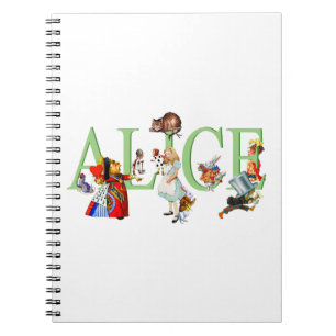 Alice in Wonderland en Friends Notitieboek