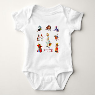 Alice in Wonderland en Friends Romper