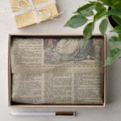 Alice in Wonderland en het witte konijn Tissuepapier (Geschenk)