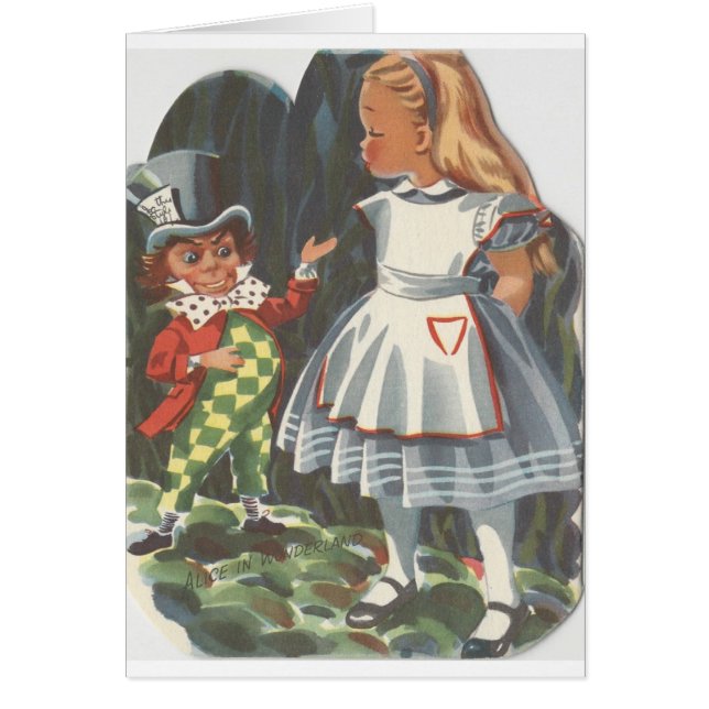 Alice in Wonderland en Mad Hatter (Voorkant)