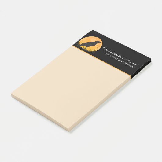 Alice in wonderland en Raven Post-it® Notes (Schuin)