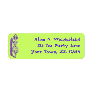 Alice in Wonderland Etiket