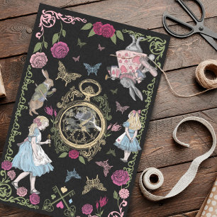  Alice in Wonderland Fairytale ontkoppeling Tissuepapier