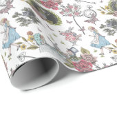  Alice in Wonderland Fairytale Storybook Cadeaupapier (Rol Hoek)