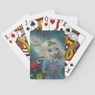Alice in Wonderland Fantasie Kunst Speelkaarten