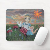 Alice in Wonderland Fantasy Art Mousepad Muismat (Met muis)