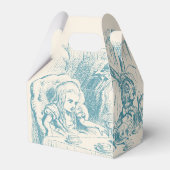 Alice in Wonderland - Favor Box Bedankdoosjes (Achterkant)