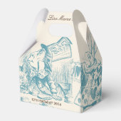 Alice in Wonderland - Favor Box Bedankdoosjes (Voorkant Zijde)
