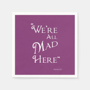 Alice in Wonderland Feestservetten - Mad Servet