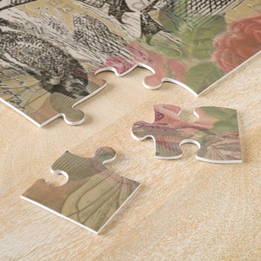 Alice in Wonderland Flamingo Classic Legpuzzel (Zijkant)