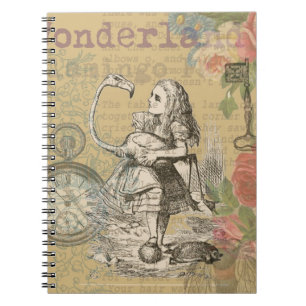 Alice in Wonderland Flamingo Classic Notitieboek