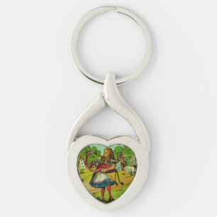 Alice in Wonderland Flamingo Croquet Sleutelhanger