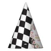 Alice in Wonderland Flower Lijst 1e verjaardag Feesthoedjes (Links)