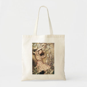 Alice in Wonderland Flying Cards Canvas tas