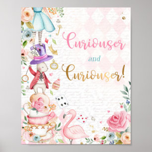 Alice in Wonderland, geboortedag Poster