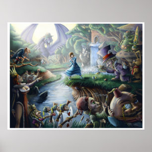Alice in Wonderland : gecontroleerde Chaos Poster